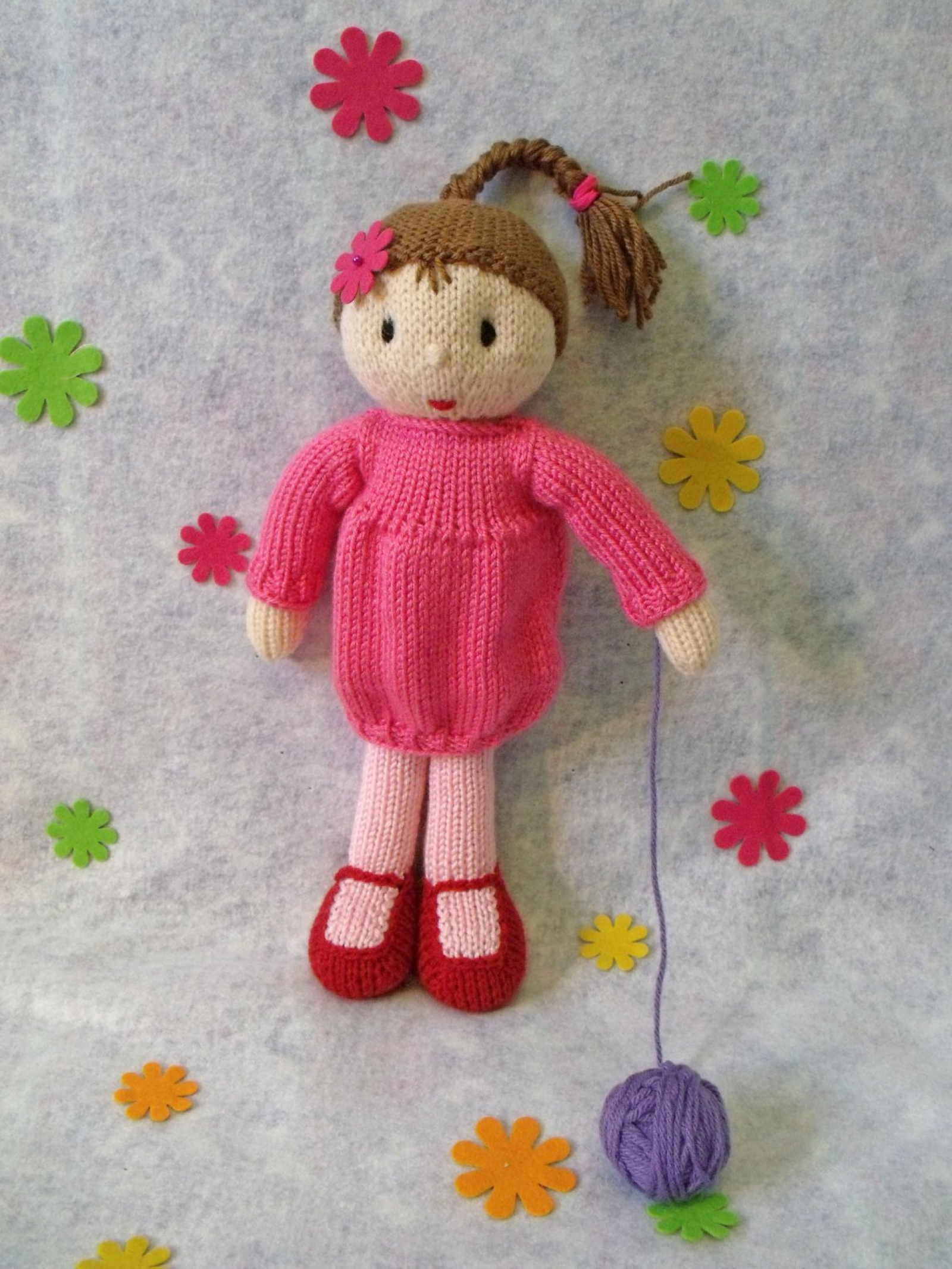 Knitted on sale rag doll